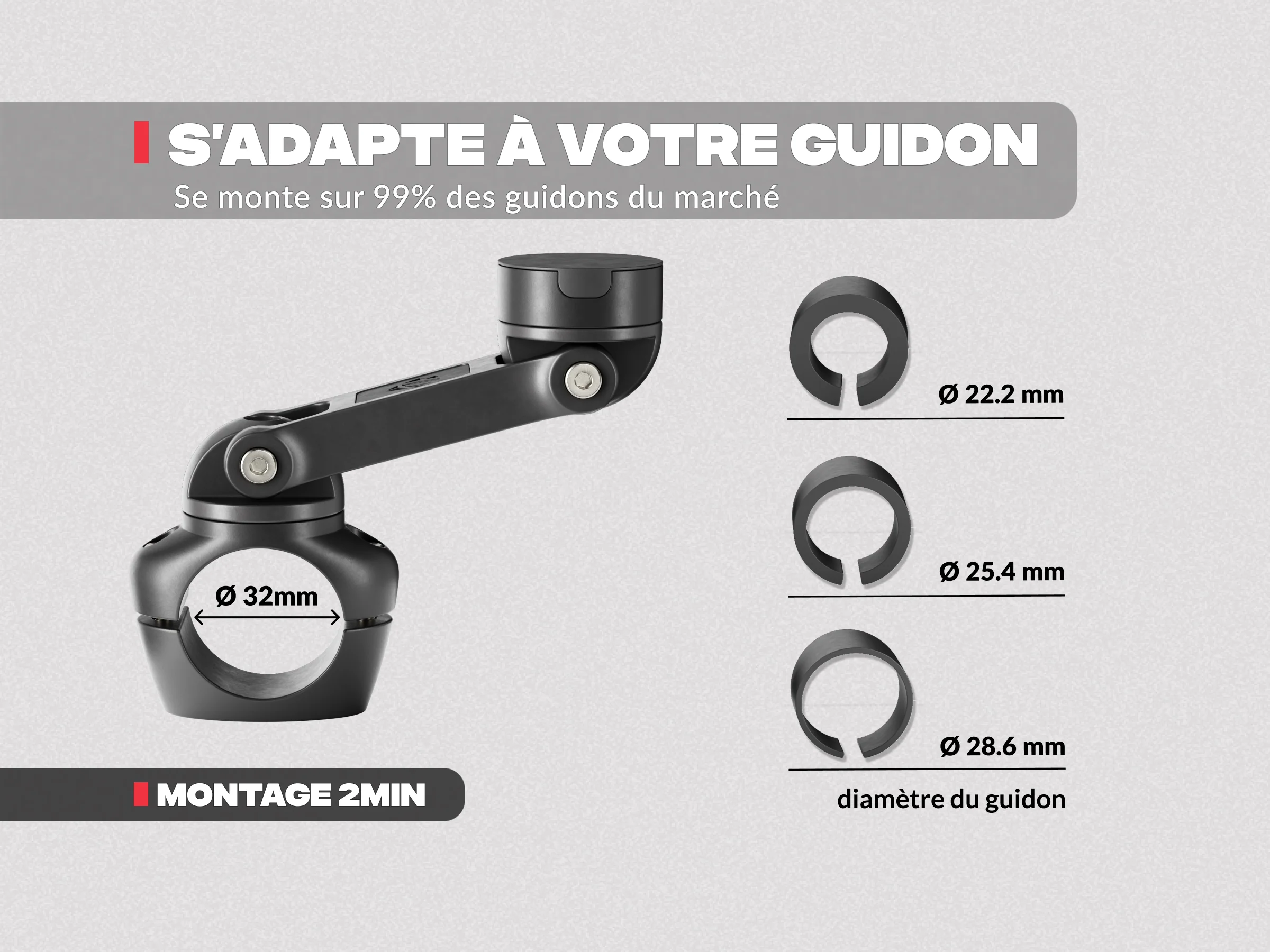 Support téléphone moto PRO BOOST - Image 3