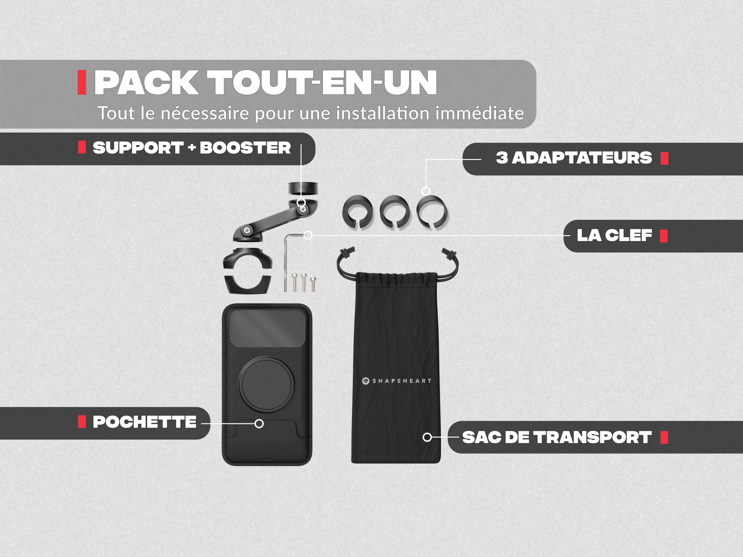 Support téléphone moto PRO BOOST - Image 5